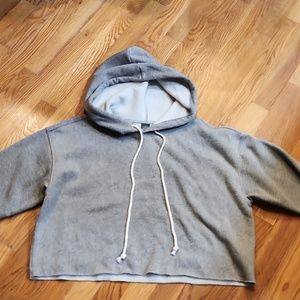 Cropped gray hoodie only worn once